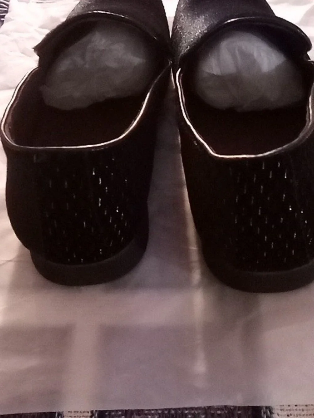 Men's Black Slip-On Loafers - Classic Comfort Velvet Material In Black